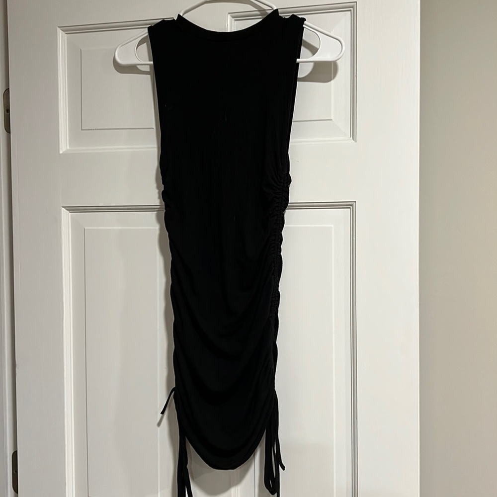 Black mini dress